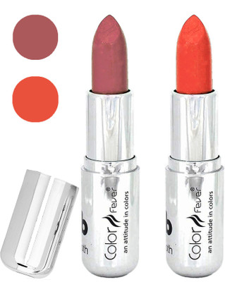 

Color Fever Long last soft shine lipstick A233(mauve-orange, 16 g)