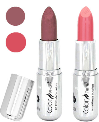 

Color Fever Long last soft shine lipstick A173(brown-peach, 8 g)