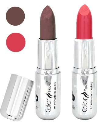 Color Fever Long last soft shine lipstick A161(brown-brick orange, 8 g)