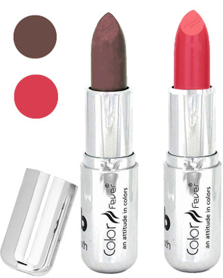 

Color Fever Long last soft shine lipstick A161(brown-brick orange, 8 g)