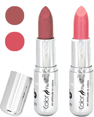 

Color Fever Long last soft shine lipstick A236(mauve-peach, 19 g)