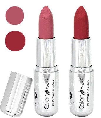 

Color Fever Long last soft shine lipstick A191(nude-dark red, 8 g)
