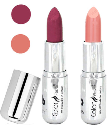 

Color Fever Long last soft shine lipstick A130(plum-nude, 8 g)