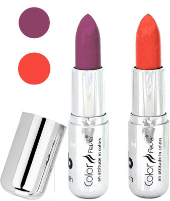 

Color Fever Long last soft shine lipstick A58(light purple-orange, 8 g)