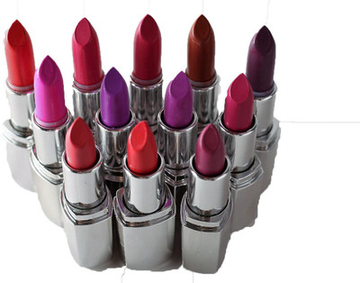 

Benny Moist Lipsticks - 12 pieces box(Multicolor, 10 ml)
