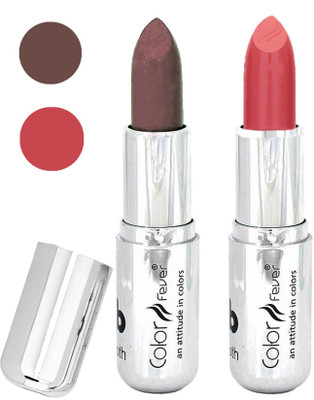 

Color Fever Long last soft shine lipstick A162(brown-peach, 8 g)