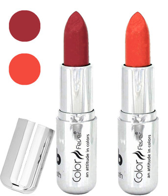 

Color Fever Long last soft shine lipstick A227(dark red-orange, 10 g)