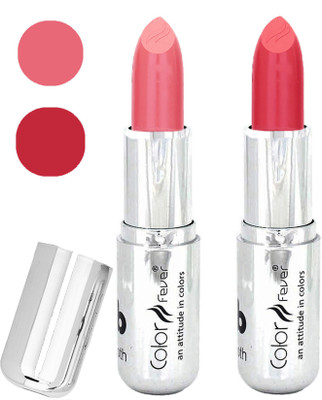 

Color Fever Long last soft shine lipstick A251(peach-brick orange, 34 g)