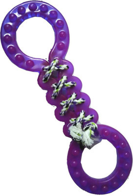 

Super Dog Fun Flavored Pull Toy Rubber, Cotton Chew Toy For Dog