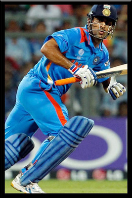 

Aabhaas Wall Poster Mahendra Singh Dhoni Paper Print(12 inch X 18 inch, Rolled)
