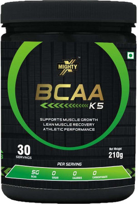 

MightyX BCAA-K5-Green-Apple,-210g BCAA(210 g, K5 Green Apple)