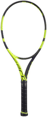 

Babolat PURE AERO UNSTRUNG Black Unstrung Tennis Racquet(G5 - 4 5/8 Inches, 300 g)