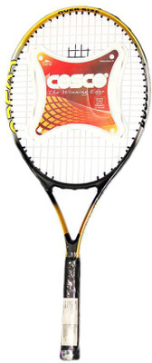

Cosco action 2000D Multicolor Strung Tennis Racquet(G4 - 4 1/2 Inches, 315 g)