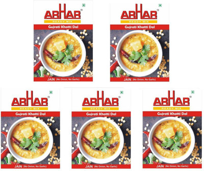 

ARHAR READY MIX gujrati khatti dal pack of 5 - 250 g(Pack of 5)