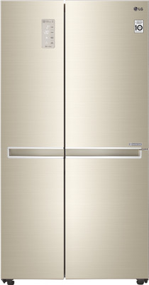 Image of LG 687 L Frost Free Side by Side Refrigerator which is best refrigerator under 70000