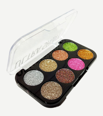 

Hiba Collection S.f.r Ultra shin 8 Eye Shedow Glitter ( Actractive 8 Color(Multicolors)