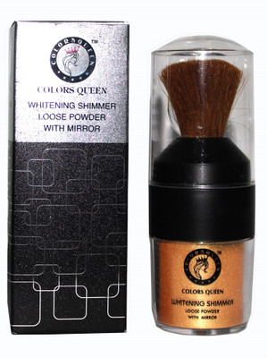 

COLORS QUEEN Whitening Shimmer Loose Powder with mirror(gold)