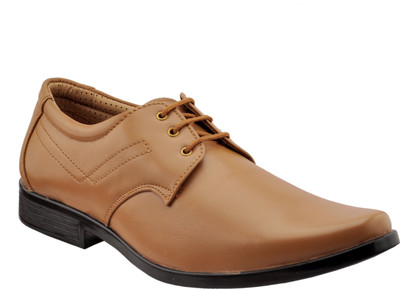 

ffe shoe Lace Up For Men(Tan