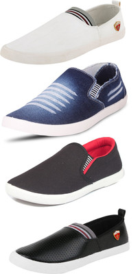 

Wwodcell Loafers For Men(Multicolor, White