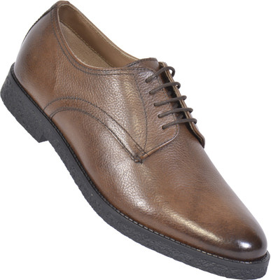 

MASABIH Shoe Lace Up For Men(Brown