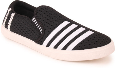 

letsrun Loafers For Men(Black, Black/white
