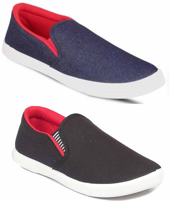

JETTER Loafers For Men(Multicolor, Blue/red