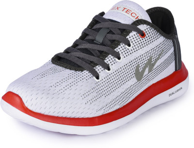 

Campus BATTLE X- Running Shoes For Men(White, Grey, Red, Wht-dgry-red