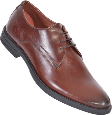 

MASABIH Shoe Lace Up For Men(Brown