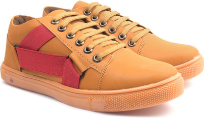 

flippi Canvas Shoes For Men(Yellow