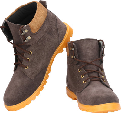 

BottleBruss Mark High Boots For Men(Brown