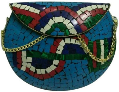 

AR Greats Women Casual Multicolor Metal Sling Bag
