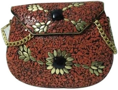 

AR Greats Women Casual Multicolor Metal Sling Bag