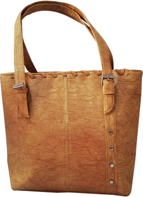 

shopping island Girls Casual, Formal, Evening/Party Brown PU Hand-held Bag