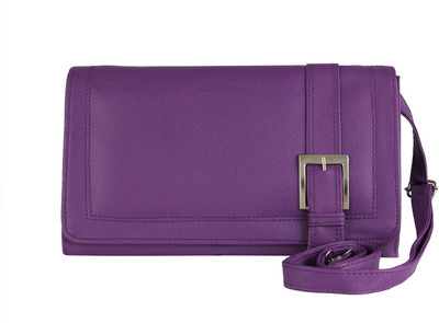 

Lovemate Women Formal Purple Canvas Sling Bag