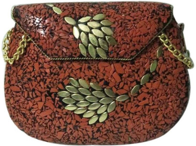 

AR Greats Women Casual Multicolor Metal Sling Bag