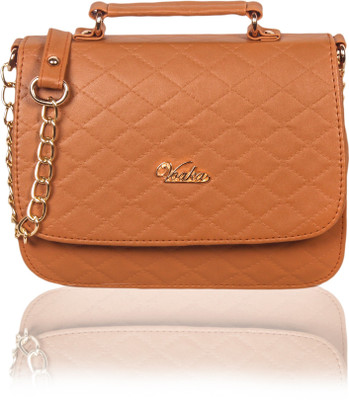 

VOAKA Women Casual, Evening/Party, Formal Brown PU Sling Bag