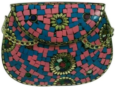 

AR Greats Women Casual Multicolor Metal Sling Bag
