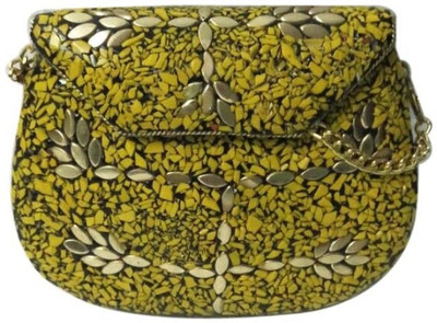 

AR Greats Women Casual Multicolor Metal Sling Bag
