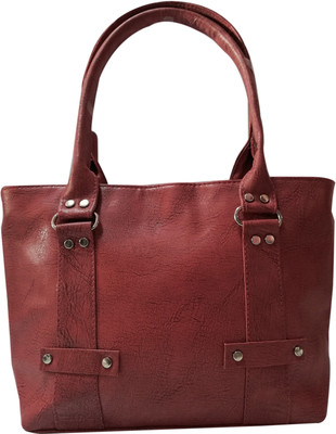 

shopping island Girls Evening/Party, Casual, Formal Brown, Khaki PU Hand-held Bag