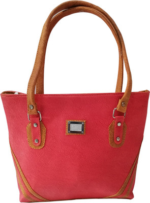 

shopping island Girls Casual, Formal, Evening/Party Pink, Orange PU Hand-held Bag, Orange;pink