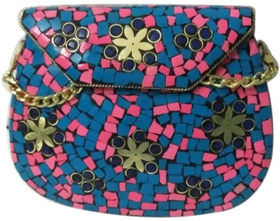 

AR Greats Women Casual Multicolor Metal Sling Bag
