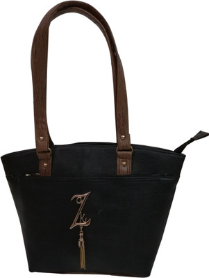 

shopping island Girls Casual, Formal Black, Brown PU Hand-held Bag