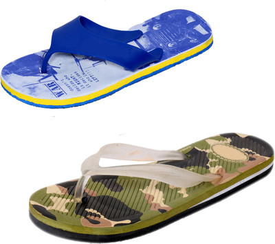 

Indistar SetpCare Super Soft and Comfortable Slippers, Blue::multicolor