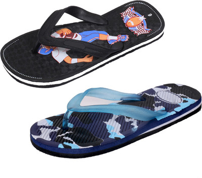 

Indistar SetpCare Super Soft and Comfortable Slippers, Black::multicolor