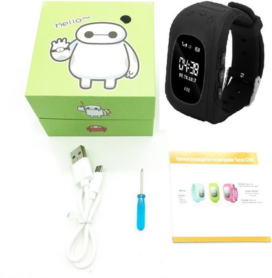 

Bluebells India ™Q50 GPS Kids Watches Baby Smart Watch for Children SOS Call Location Finder Locator Tracker Anti-Lost Monitor Black Smartwatch(Black Strap Regular)