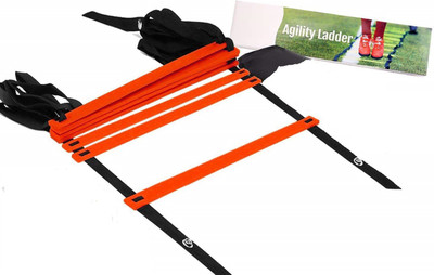 

QUINERGYS Original Professional Grade Heavy Duty Foldable Agility Ladder Speed Ladder(Red)