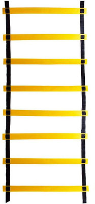

QUINERGYS ™ 4m Speed Agility Ladder - Exercise Sport Football Agility Ladder - 4 metres long Speed Ladder(Orange)