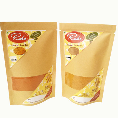 

RAHA FOODS COMBO Sambar Powder & Rasam Powder(2 x 100 g)