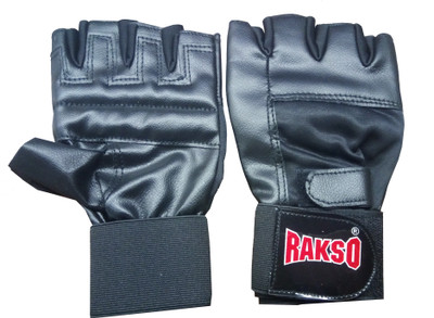 

RAKSO PRIME Gym & Fitness Gloves (Free Size, Black)