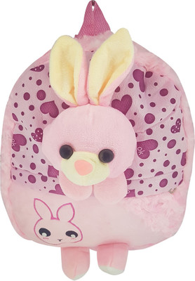 

Global Choice Cute Bunny Soft Toy Plush Bag - 12 inch(Baby Pink)